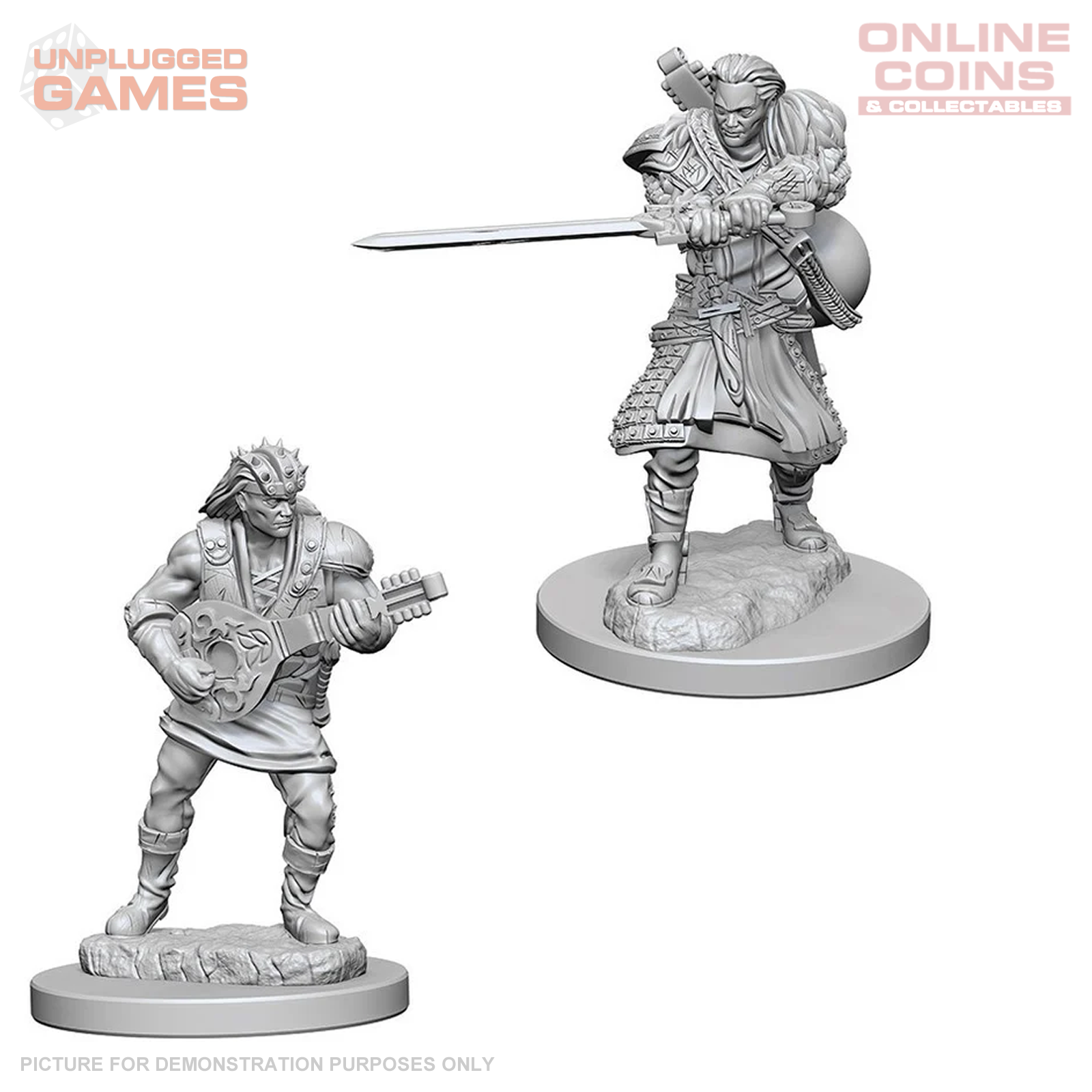 D&D Nolzurs Marvelous Unpainted Miniatures Human Male Bard